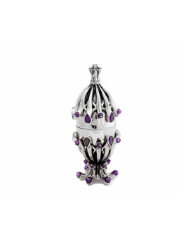 Sterling Silver Faberge Inspired Egg with Natural  , Tu B'Av Gifts , I