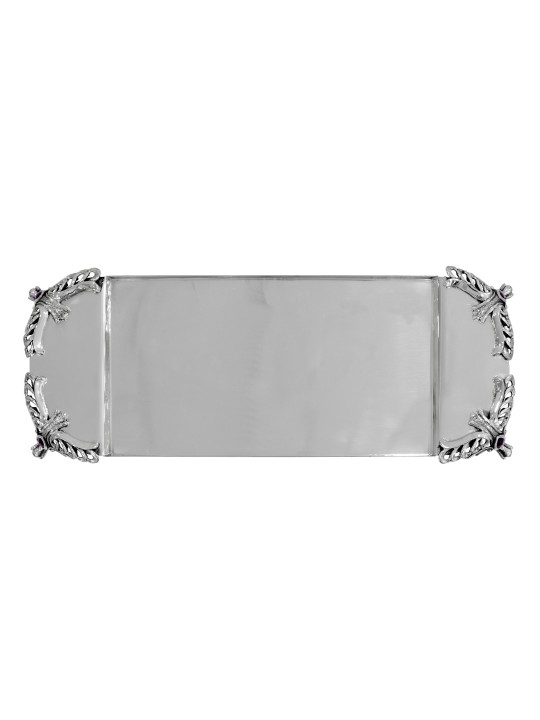 Bougeoirs en pierres d'argent avec bénédiction du Shabbat, cadeaux de Pâque,
