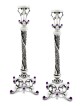 Chandeliers spéciaux en argent sterling avec Shabbat, cadeaux de Pâque,