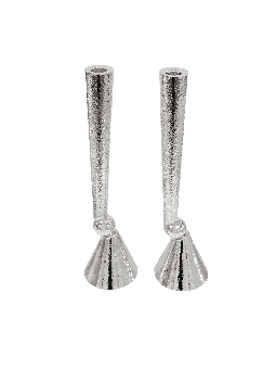 Modern Extra Large Hammered Sterling Silver Candle , Extra Large Candl