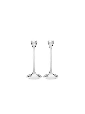 Bougies contemporaines en argent sterling en forme de fleur, chandelier moderne