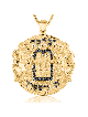 Pendentif Extra Large des Dix Commandements des Lions de Juda , Cadeaux Tu B'Av , Isr