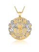 Extra Large Special Lions Dix Commandements Collier , Ajouter une chaîne 14K , I