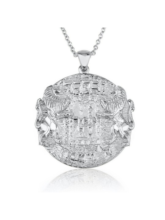 Extra Large Special Lions Dix Commandements Collier , Ajouter une chaîne 14K , I