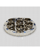 925 Sterling Silver Traditional Seder Plate With C , Passover Gifts ,