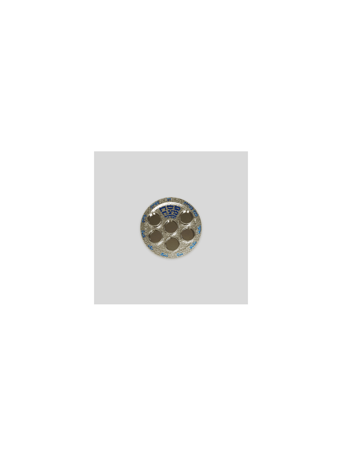 Plaque de Seder traditionnelle en argent sterling 925 avec C, cadeaux de Pâque,