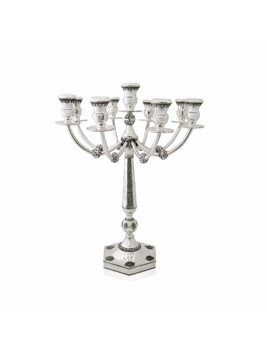 Extra Large Filigree Sterling Silver Candelabra 8+ , Cadeaux de Pâque ,