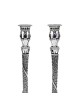 Exclusive Sterling Silver Candlesticks with Shabba , Sterling Silver C