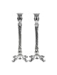 Exclusive Sterling Silver Candlesticks with Shabba , Sterling Silver C