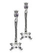 Bougeoirs exclusifs en argent sterling avec Shabba, argent sterling C