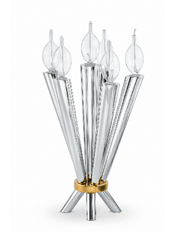 Extraordinary Flower Bouquet Candelabra from Sterl , Passover Gifts ,
