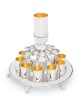 10 Cups Modern Kiddush Fountain Made From Sterling , Kiddush Fountains