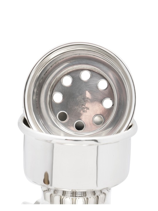 10 Cups Modern Kiddush Fountain Made From Sterling , Kiddush Fountains