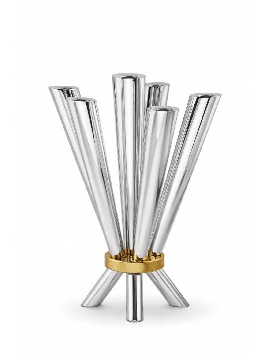 Candélabre moderne en argent sterling à 8 branches, cadeaux de Pâque,