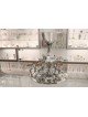 Fontaine à vin en argent sterling inspirée par la nature, fontaines de Kiddouch, est