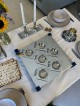 Luxurious Square Sterling Silver Seder Plate in Mo , Passover Gifts ,