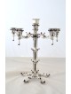 Candélabre inhabituel en argent sterling à 5+1 bras avec A, cadeaux de Pâque,