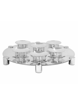 Plaque de Seder en argent sterling 925 et aluminium avec Cu, plaque de Seder en aluminium