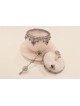 Extra Large Sterling Silver &Onyx Honey Set , Tu B'Av Gifts , Israélien
