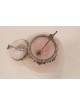 Extra Large Sterling Silver & Onyx Honey Set , Tu B'Av Gifts , Israeli