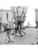 Liqueur Cups with Semi-Precious Amethyst Stones , Passover Gifts , Isr