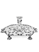 Assiette de Seder hexagonale d'inspiration vintage avec cadeaux naturels de Pâque,