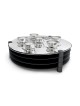 Grand plat minimaliste de Seder à trois niveaux de Sterl, Seder en aluminium Pl