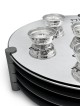 Minimalist Large Three Tier Seder Plate From Sterl , Aluminum Seder Pl