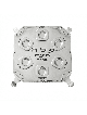 Luxury Square Silver Pesach Seder Plate Raised on  , Passover Gifts ,