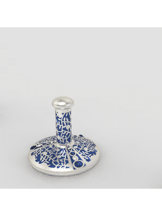 Sterling Silver Torah Holly Rollers , Cadeaux Tu B'Av , Judaica israélien