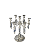 Classic 7+1 Candelabra Arms Silver Leaf Patterns , Passover Gifts , Is
