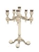 Candélabre en onyx blanc à cinq bras avec améthyste Ston, cadeaux de Pâque,