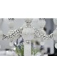 Candélabre en onyx blanc à cinq bras avec améthyste Ston, cadeaux de Pâque,