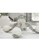 Candélabre en onyx blanc à cinq bras avec améthyste Ston, cadeaux de Pâque,