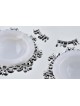 Énorme plaque de Seder surélevée en filigrane d’argent hexagonal wi , cadeaux de Pâque ,