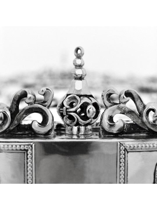 One-of-a-kind Sterling Silver Traditional Seder Pl , Passover Gifts ,