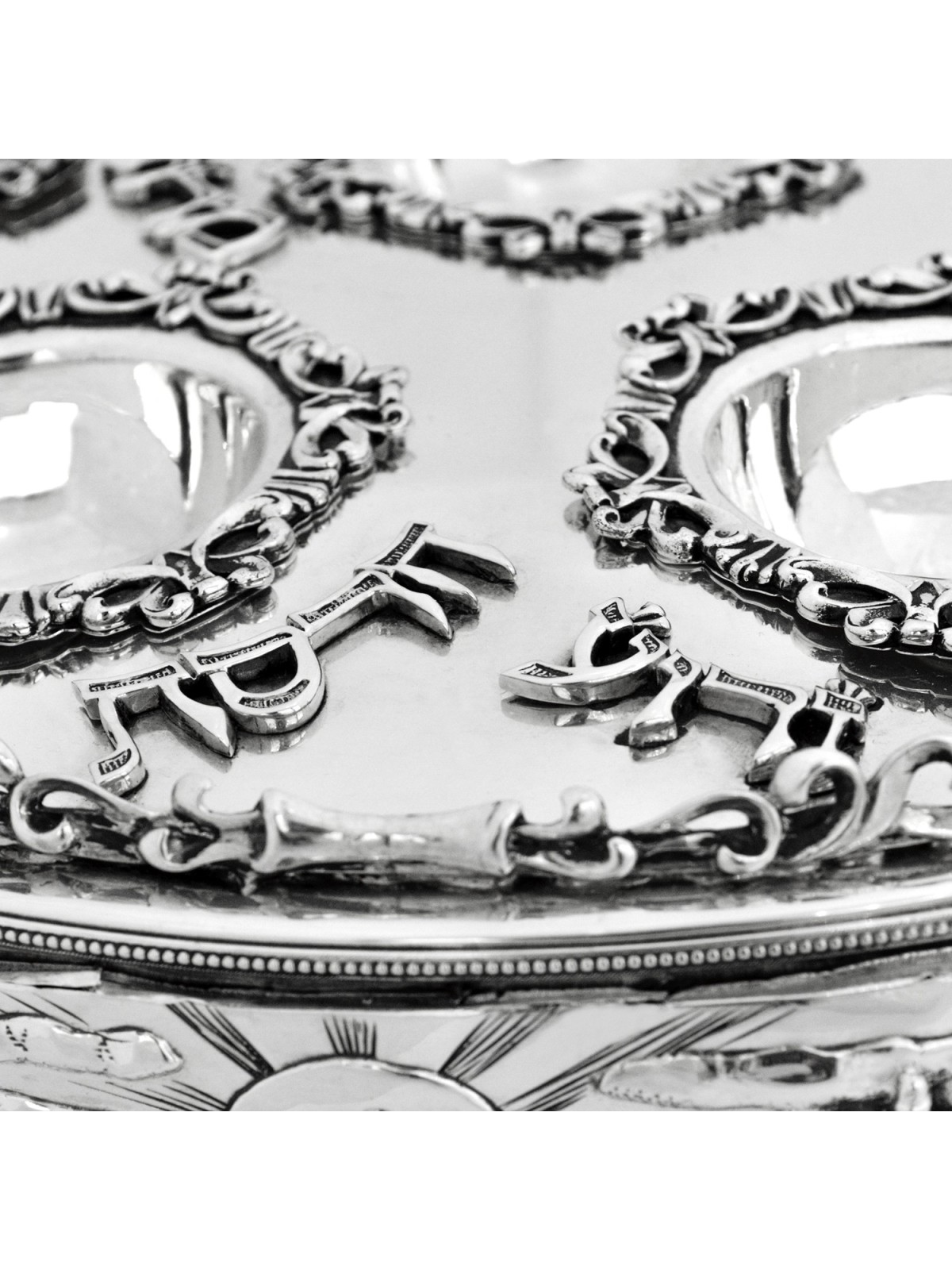 Seder traditionnel en argent sterling unique en son genre, cadeaux de Pâque,
