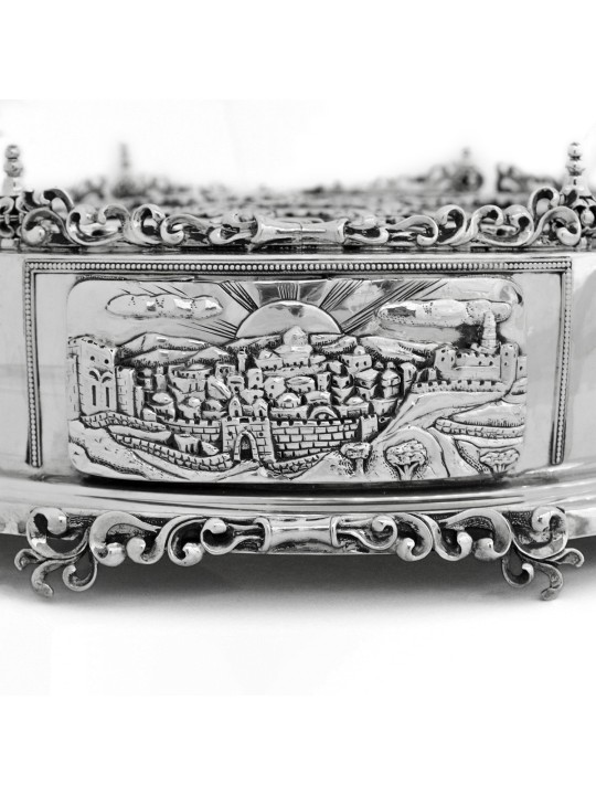 Seder traditionnel en argent sterling unique en son genre, cadeaux de Pâque,