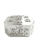Contemporary Octagonal Silver Passover Plate with  , Passover Gifts ,