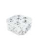 Modern Silver and Aluminum Seder Plate with Passov , Passover Gifts ,