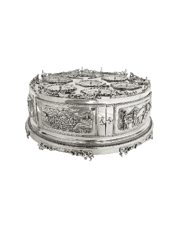 Exodus Narrative 3D Sculpted Sterling Silver Passo , Cadeaux de Pâque ,