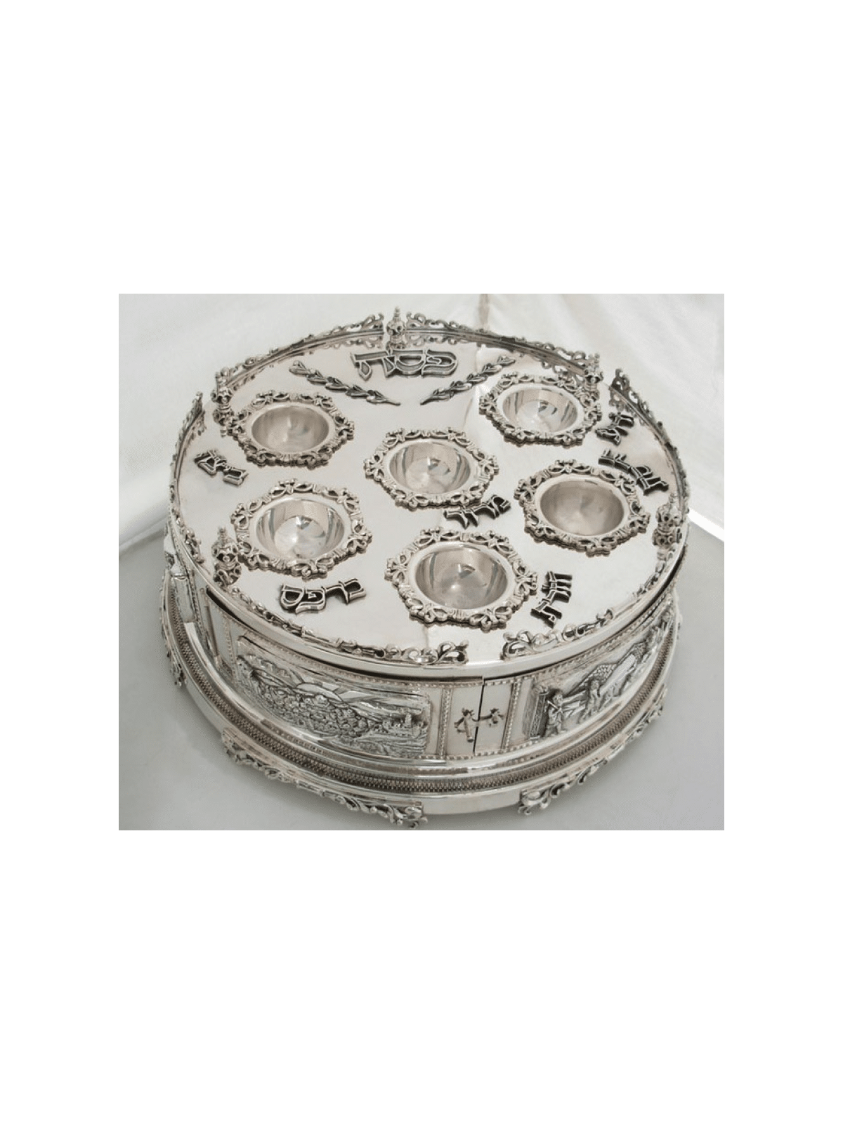Exodus Narrative 3D Sculpted Sterling Silver Passo , Cadeaux de Pâque ,