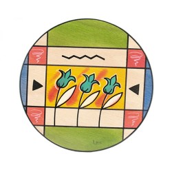 Three Tulip Round Placemat by Kakadu | Table Decorations