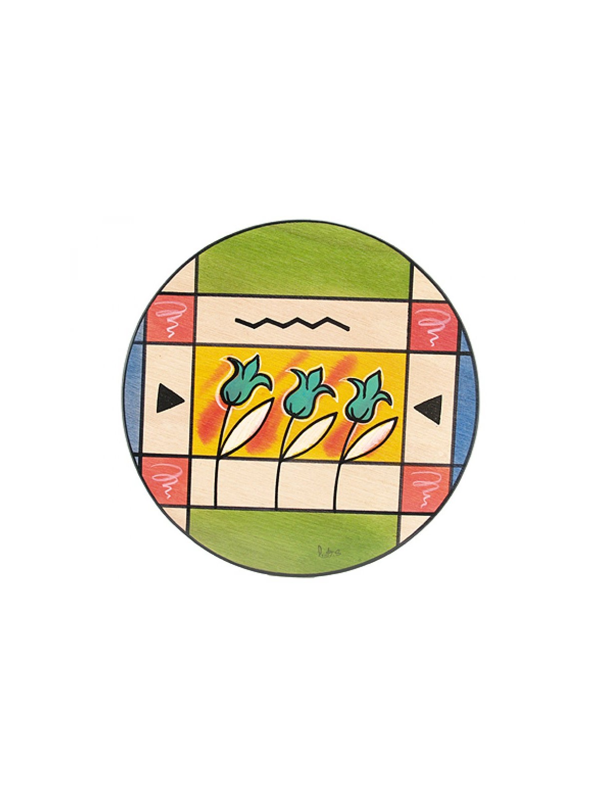 Three Tulip Round Placemat by Kakadu | Table Decorations