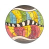 Round Placemat O Jerusalem by Kakadu Art | Table Decorations