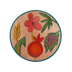 Round Placemat Holy Plants by Kakadu Art | Table Decorations