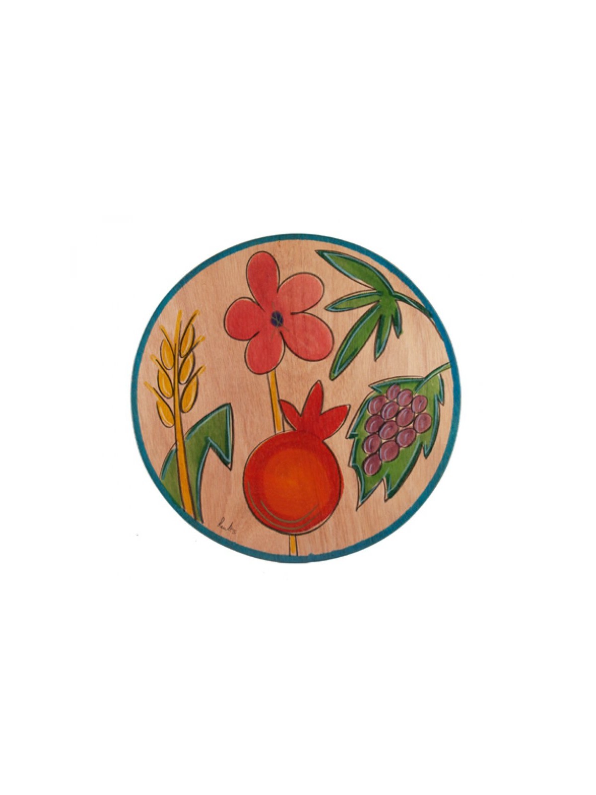 Round Placemat Holy Plants by Kakadu Art | Table Decorations