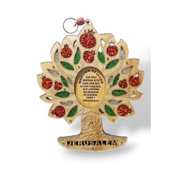 Wood Wall Hanging Colorful Tree of Life with Leafy ... | Wall Hangings