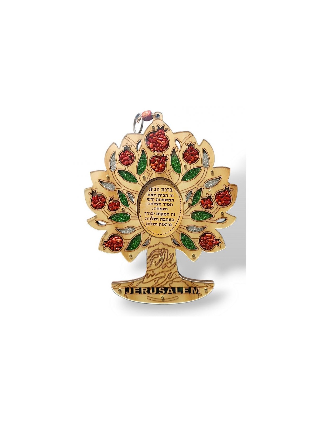 Wood Wall Hanging Colorful Tree of Life with Leafy ... | Wall Hangings