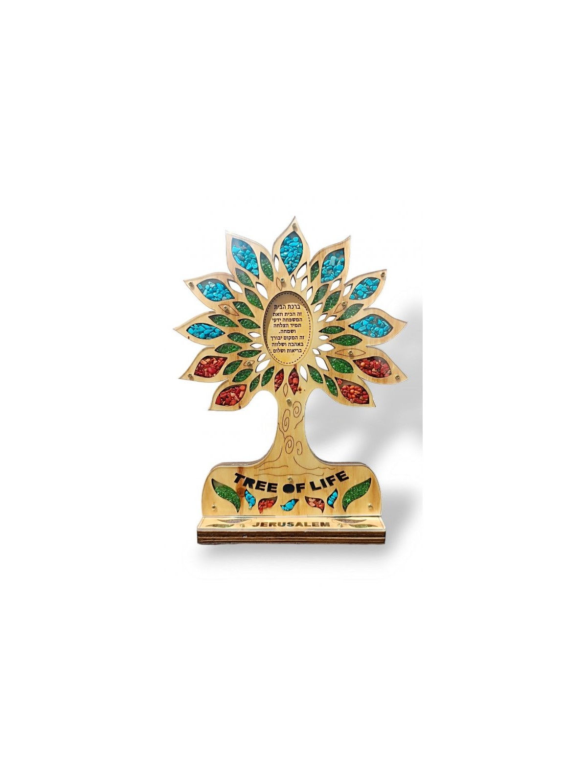 Standing Sculpture Colorful Tree of Life with H... | Table Decorations